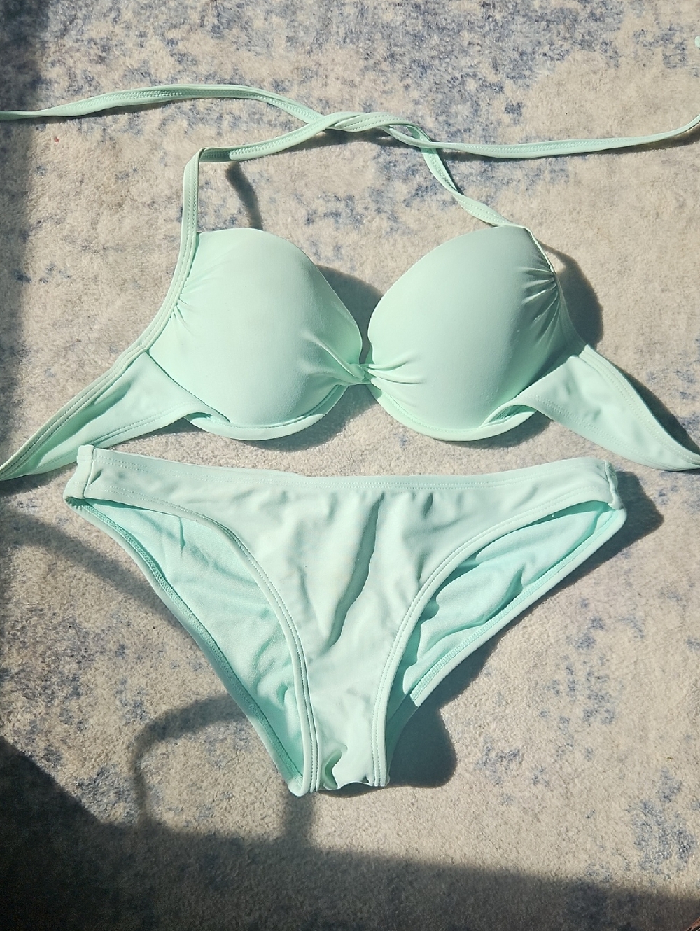 Xhilaration Mint Push-Up Two-Piece Bikini Set